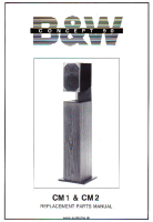 Bowers & Wilkins CM1 Concept 90-Service-manual-ADNA